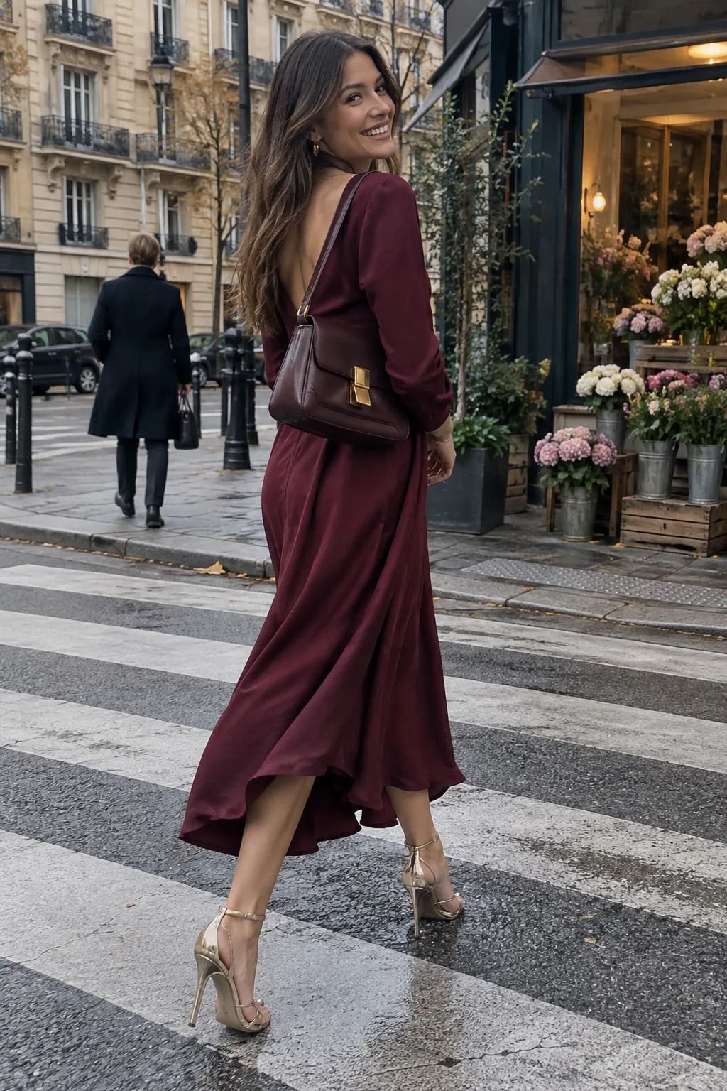 Use Deep Jewel Tones With Metallic Heels
