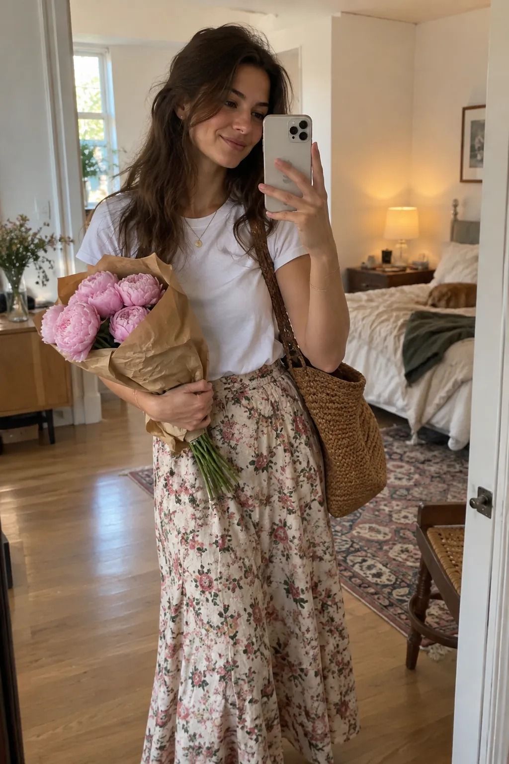Let the Floral Skirt Lead