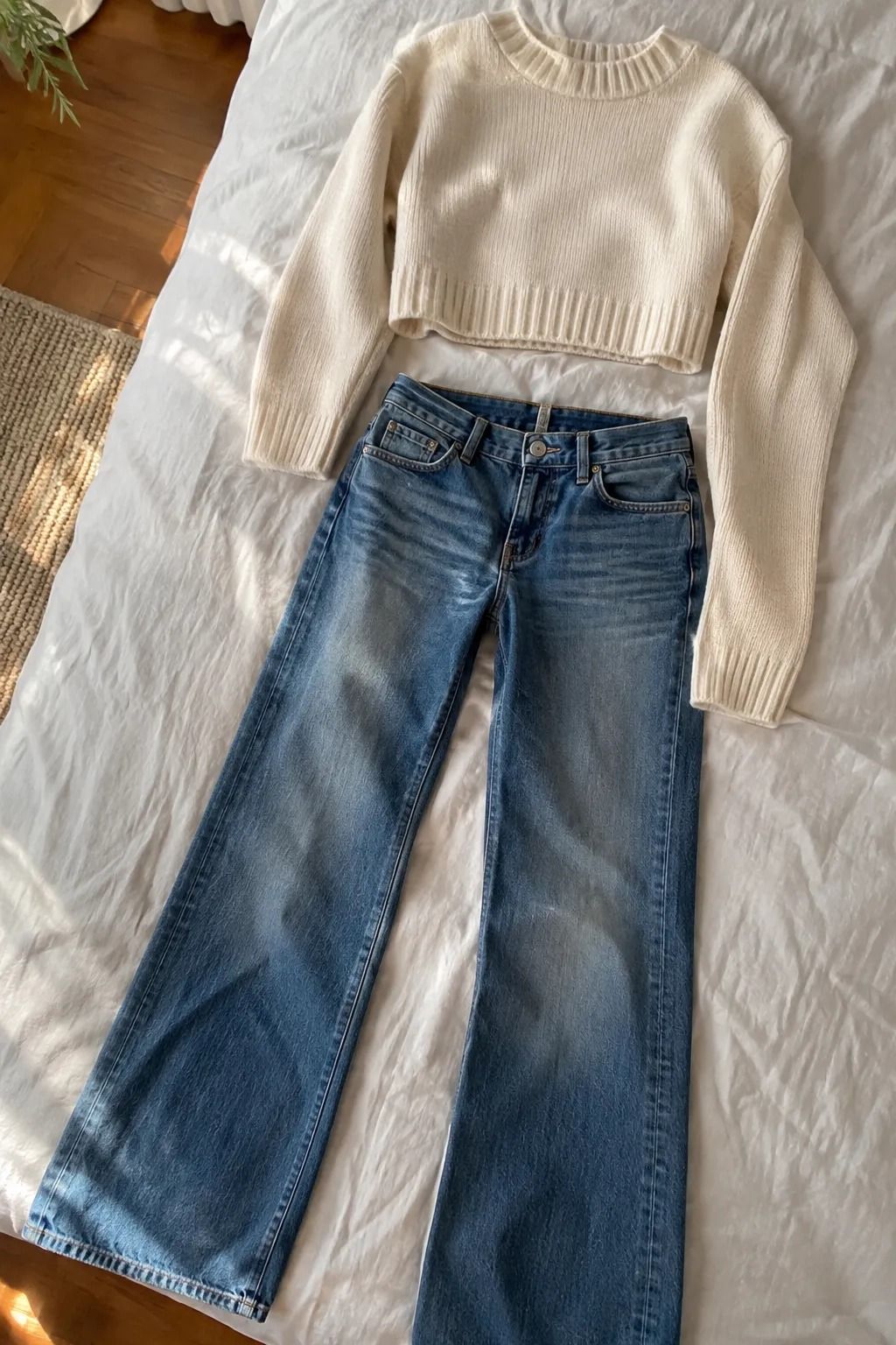Low Rise and Cropped: Match the Hems