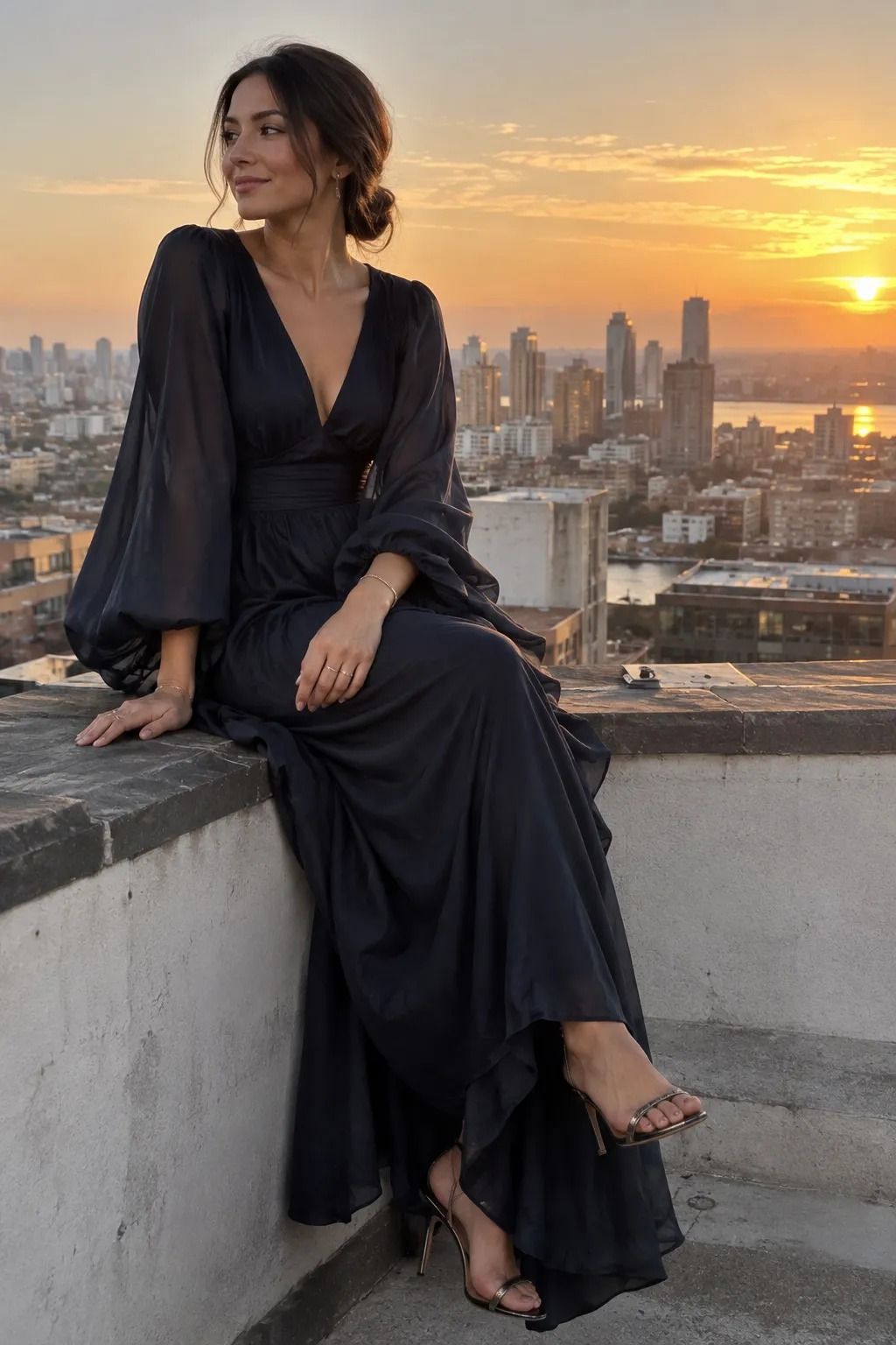 Balance Statement Sleeves With Minimal Jewelry