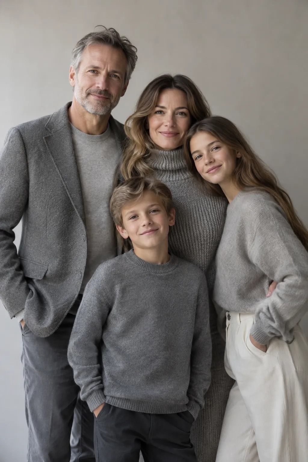 Dress Every Generation in Soft Gray Tailoring