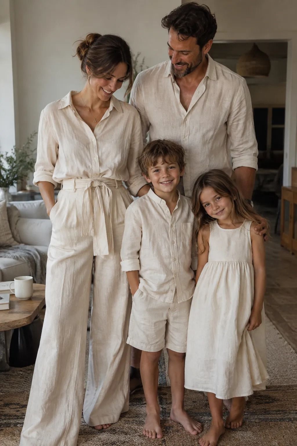 The Cream-and-Stone Linen Edit