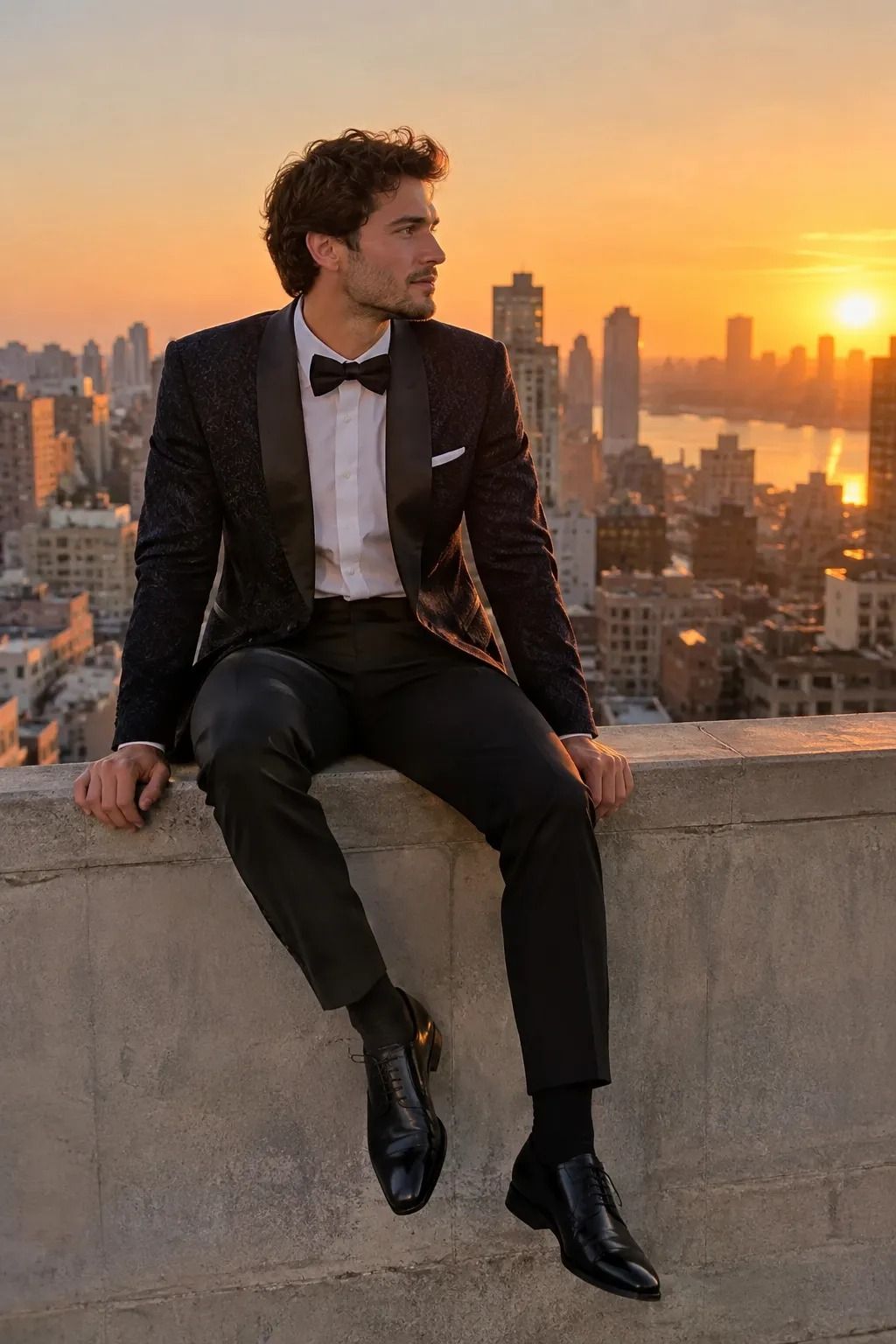 Start With a Textured Dinner Jacket