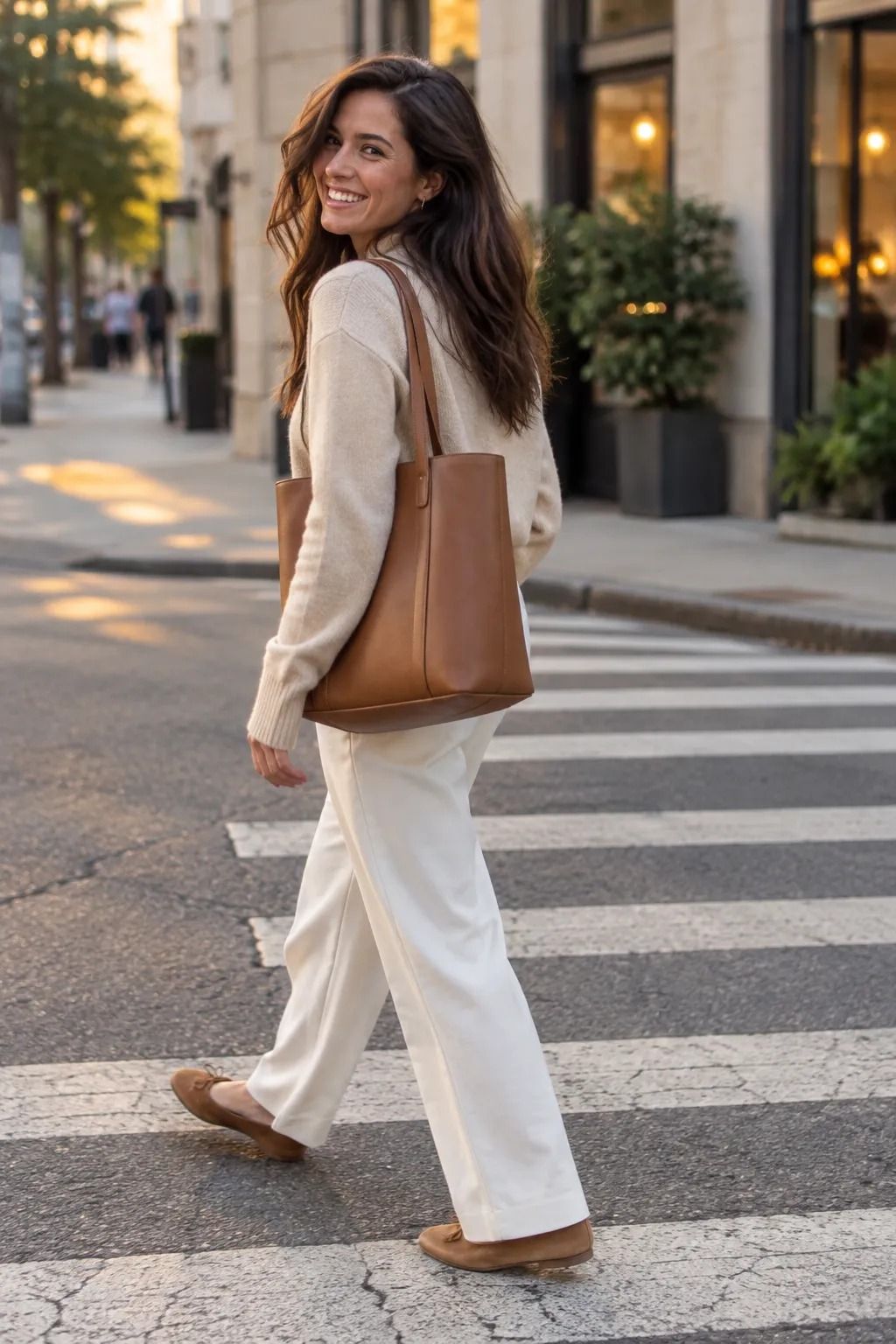 Pair Flats With a Structured Tote: The Walk-and-Wait Formula