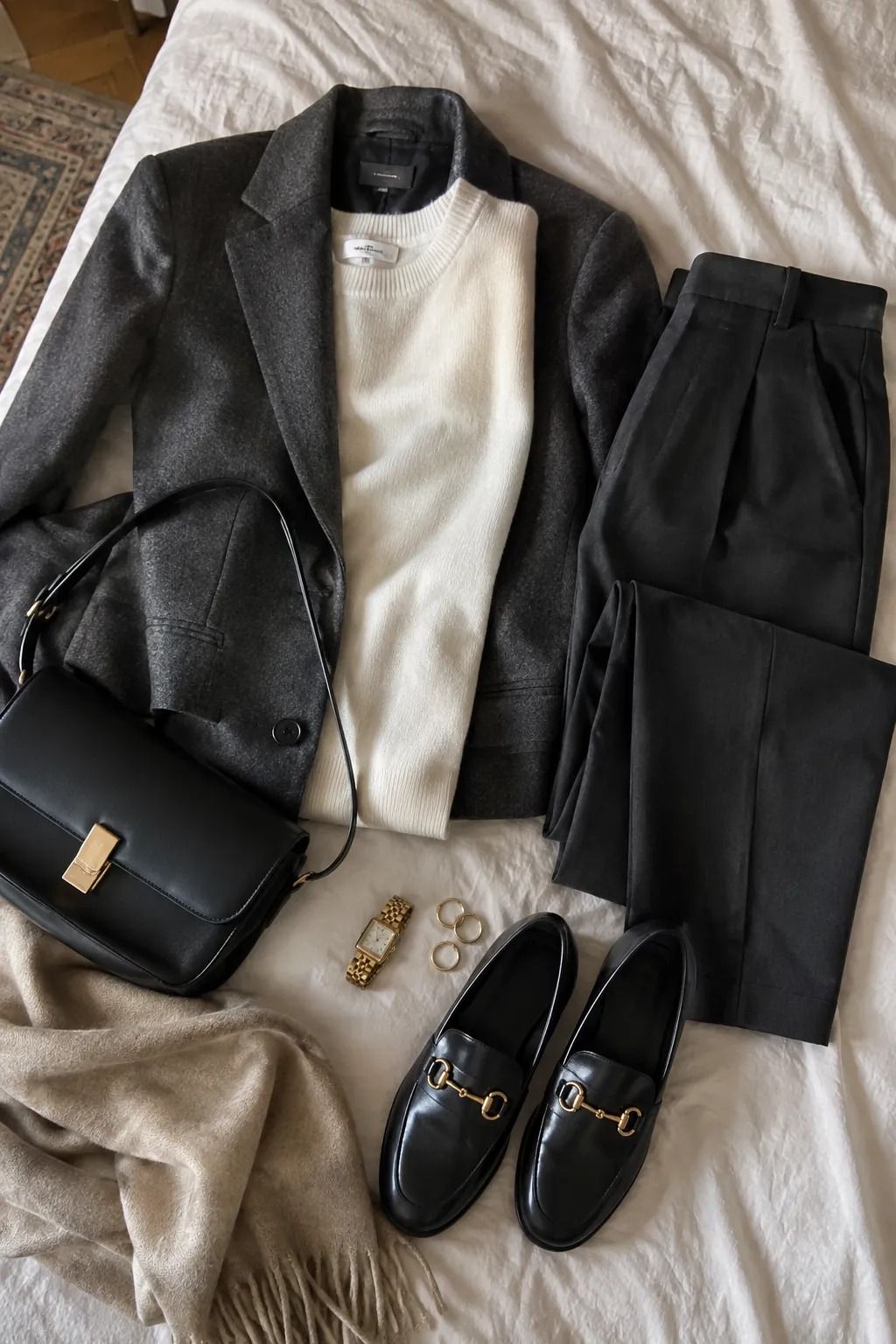Match Metallic Accessories to Classic Tailoring: The One-Metal Rule