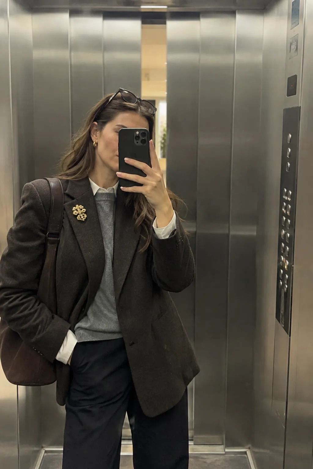 Add a Brooch to a Classic Blazer: The Placement Point