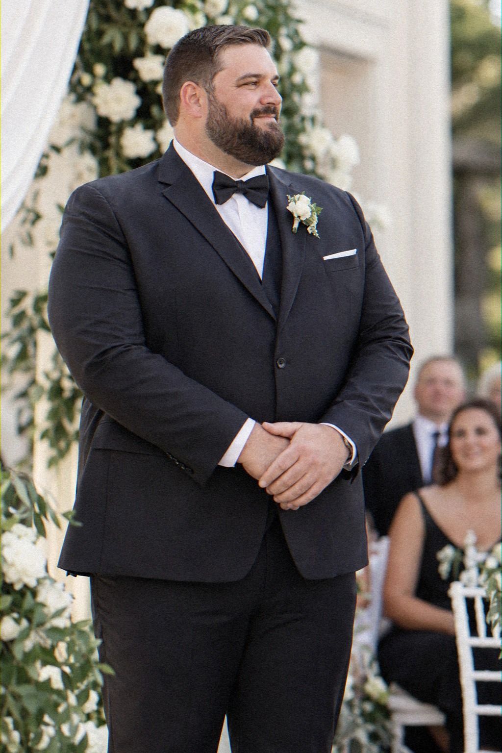 How Should His Suit Relate to the Wedding Party?