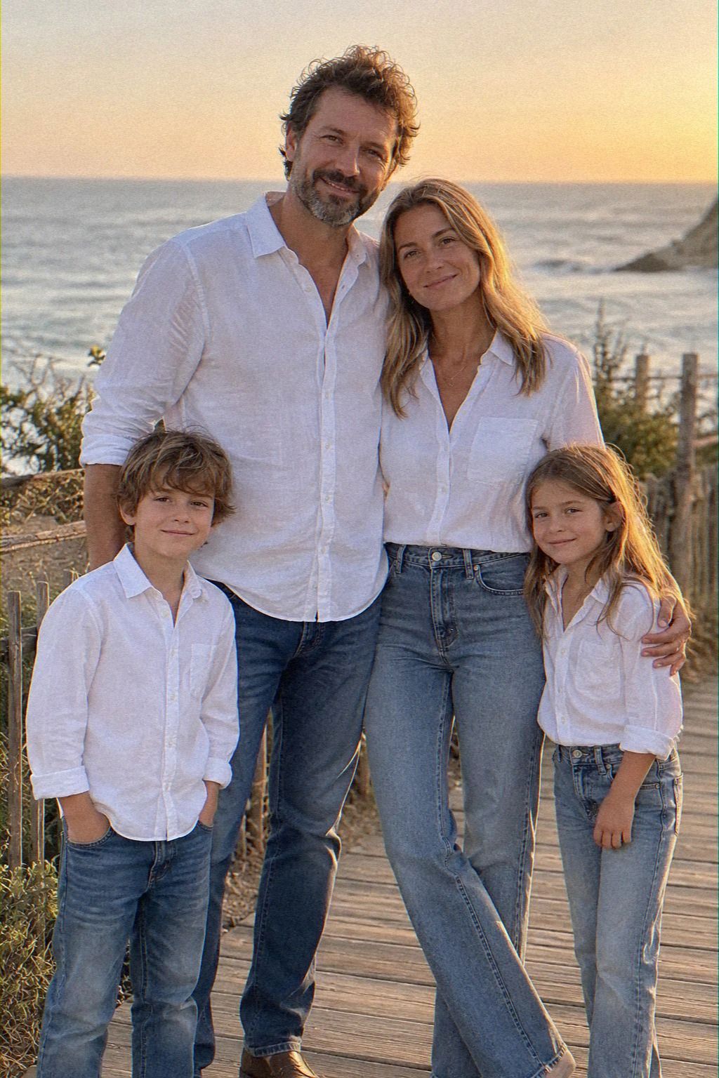 Start With Crisp White Shirts and Classic Blue Denim