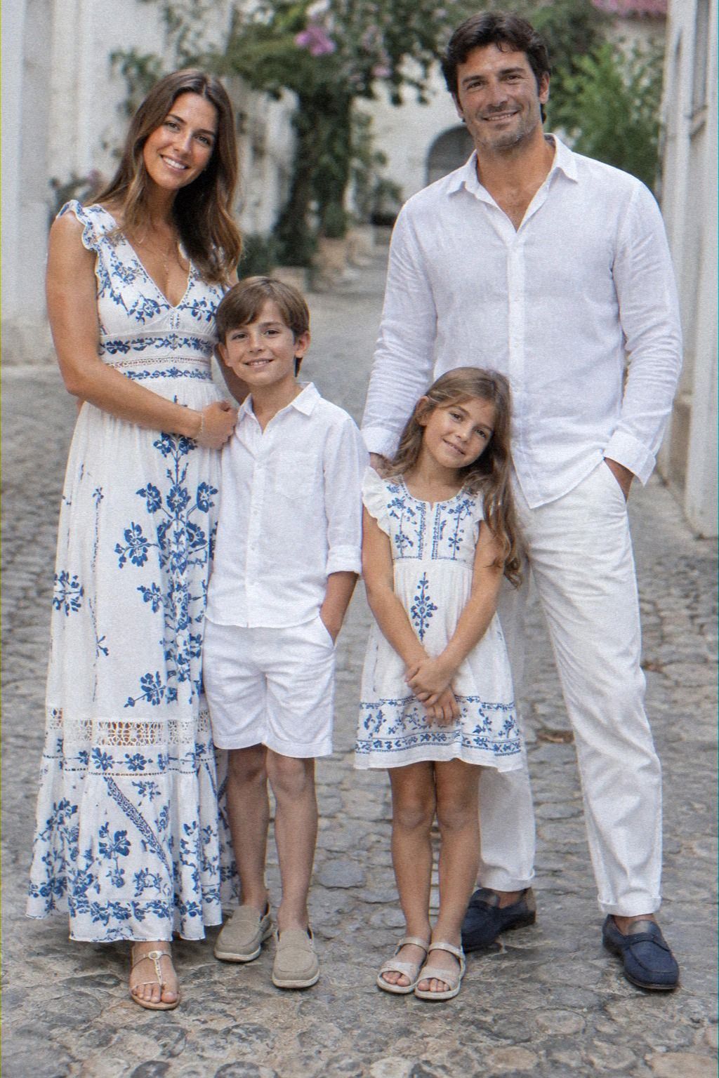 Let Blue Details Lead White Ensembles