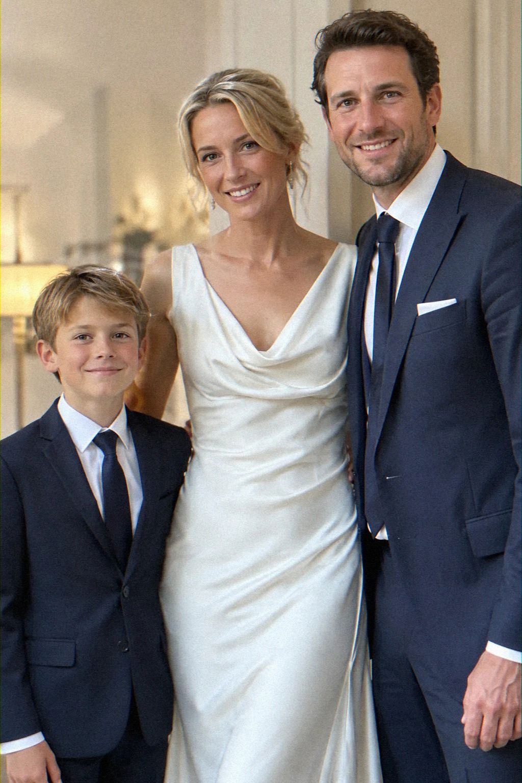 Finish With Timeless White and Blue Formal Styling