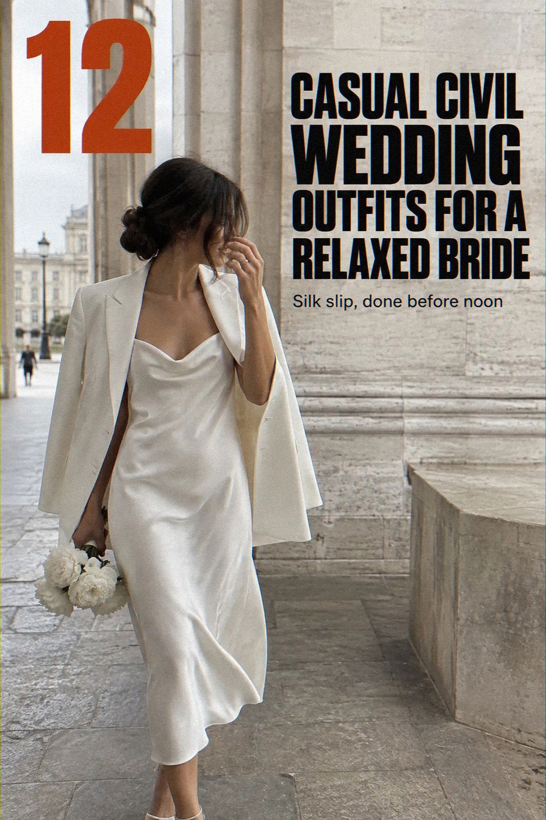 I Planned a Relaxed Civil Wedding, These Casual Bride Outfits Fit the Vibe