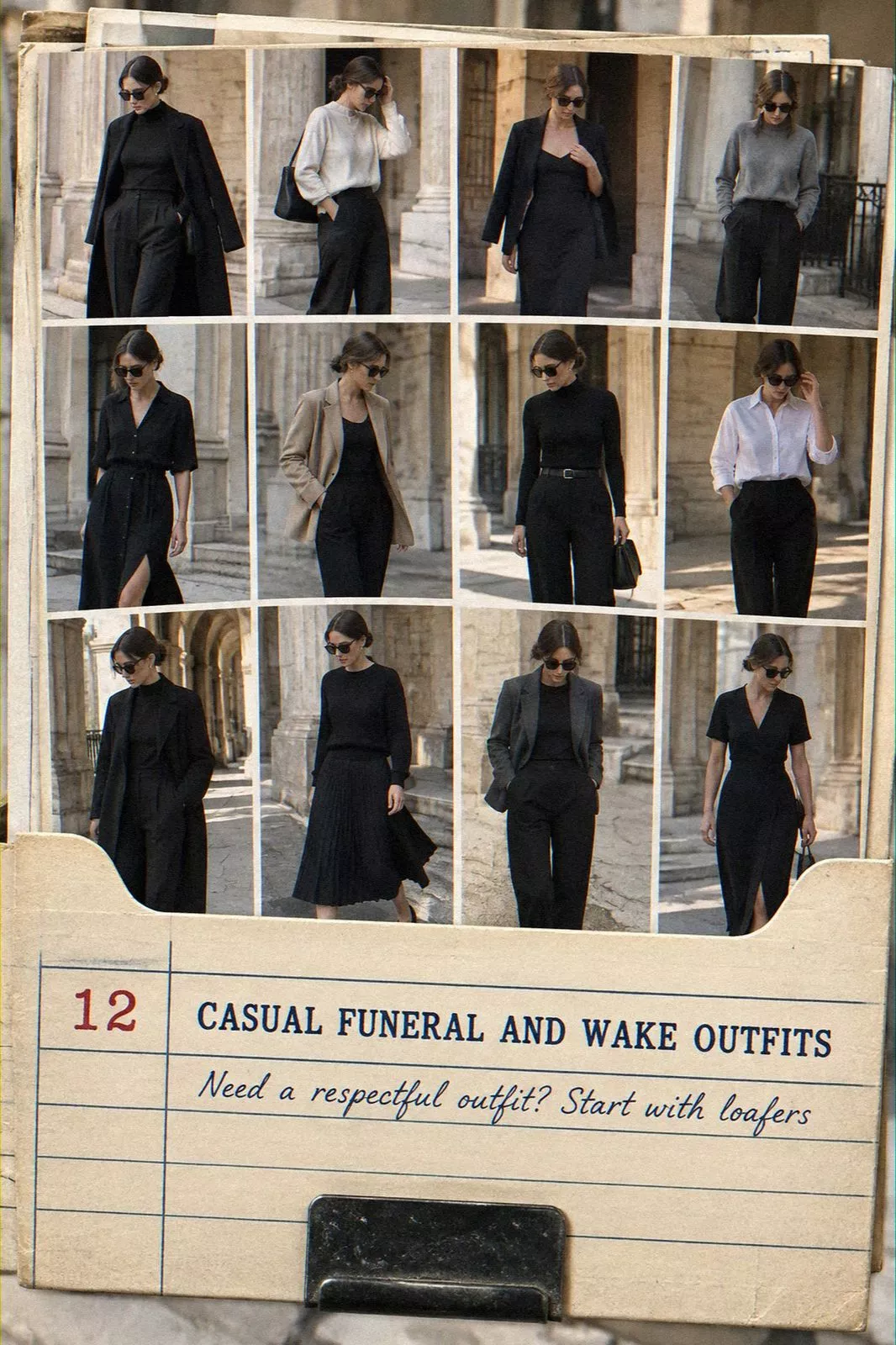Easy Casual Funeral and Wake Outfits That Are Still Respectful for Guests