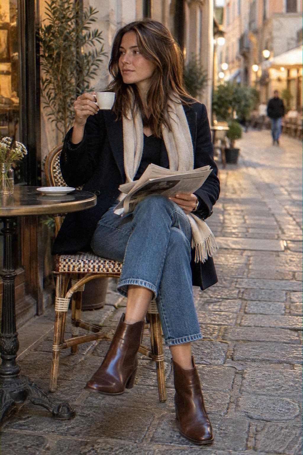 Ankle Boots With a Polished Denim Look