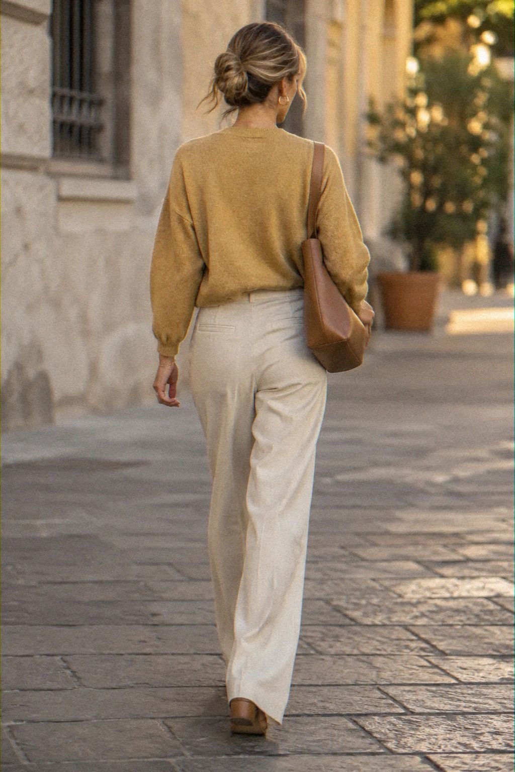 Let the Tailored Wool Coat Do the Work