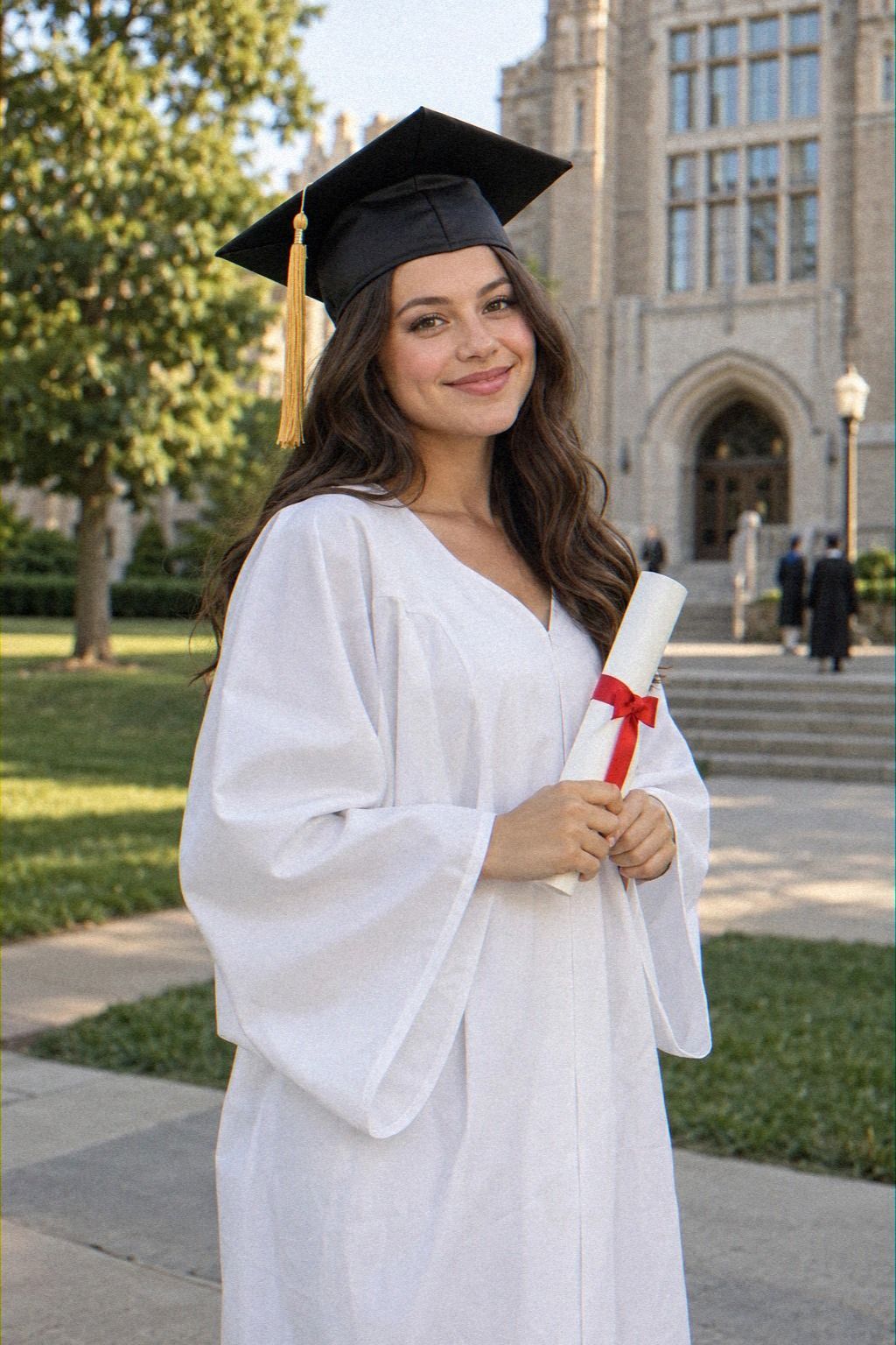 The White Midi Dress