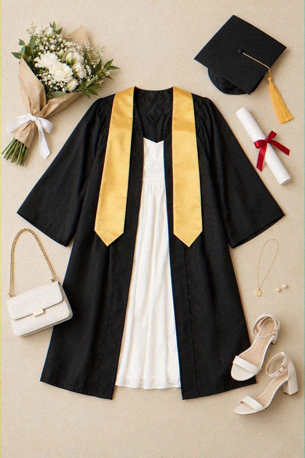 Which Trousers Stay Visible Below the Robe?