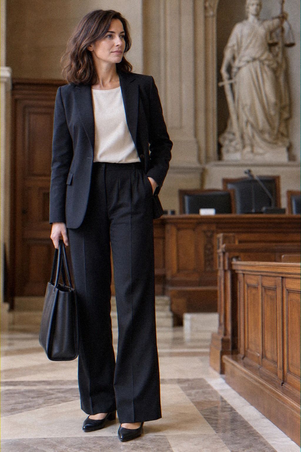 Let Ballet Flats Support Cropped Trousers