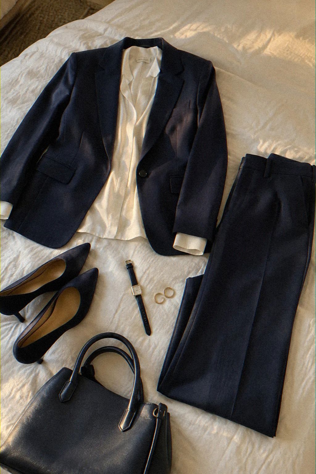 Start with a Navy Suit for Arraignment