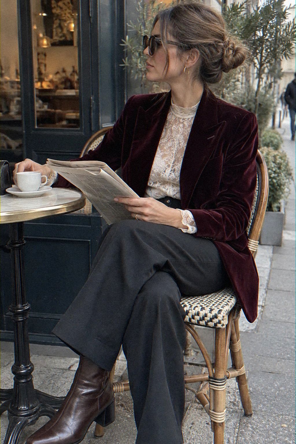 Lace Under Velvet: A Night-Out Formula