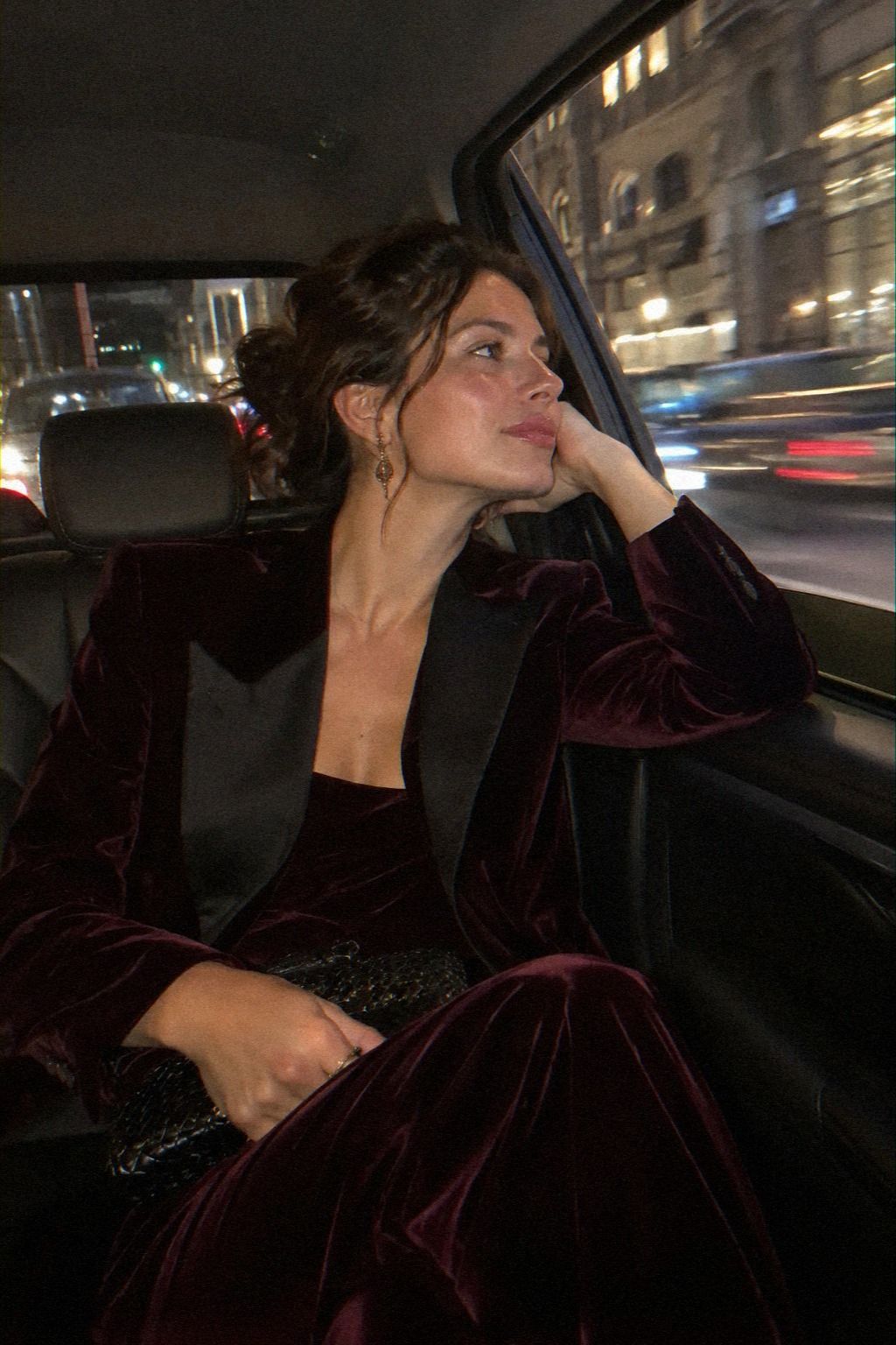 Velvet Dinner Jacket With Formal Accessories