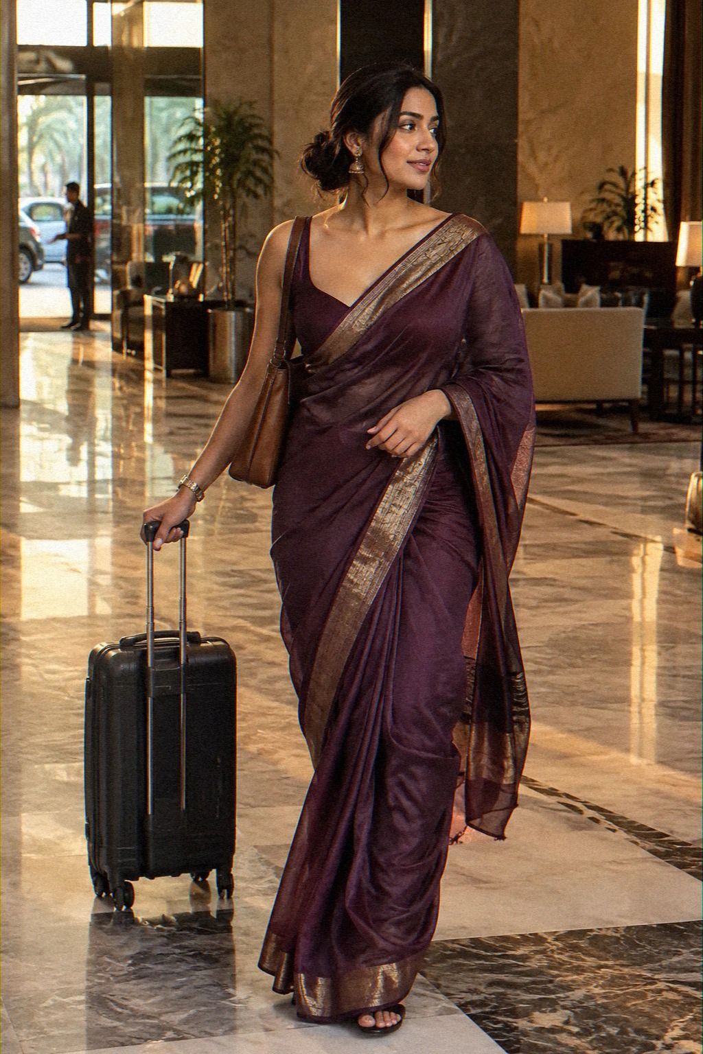 Start with a Silk Saree for Close-Up Texture