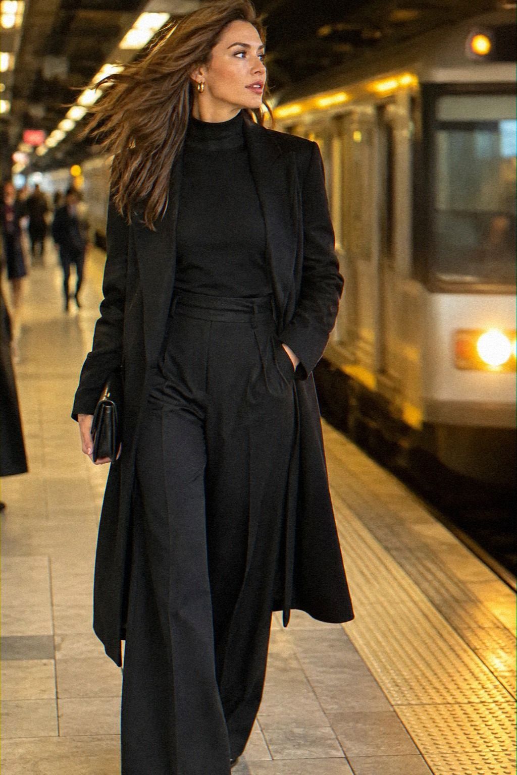 Monochrome Black Looks for Dramatic Silhouettes (The Shadow-Line Method)