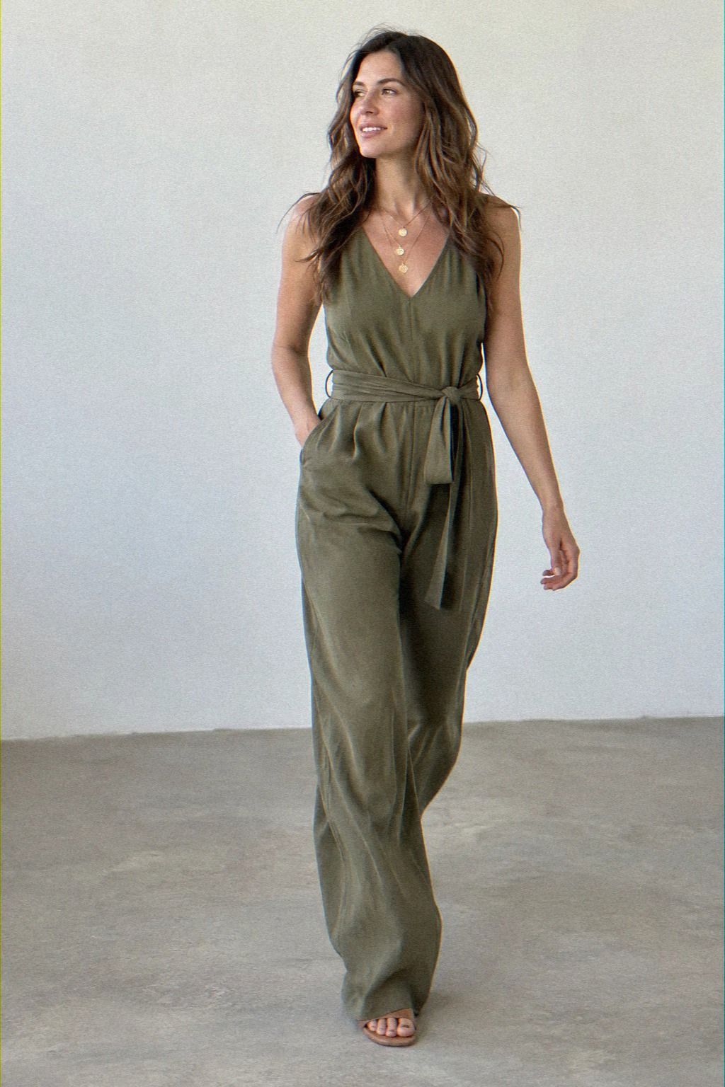 Choose an Understated Jumpsuit for Low-Decision Polish