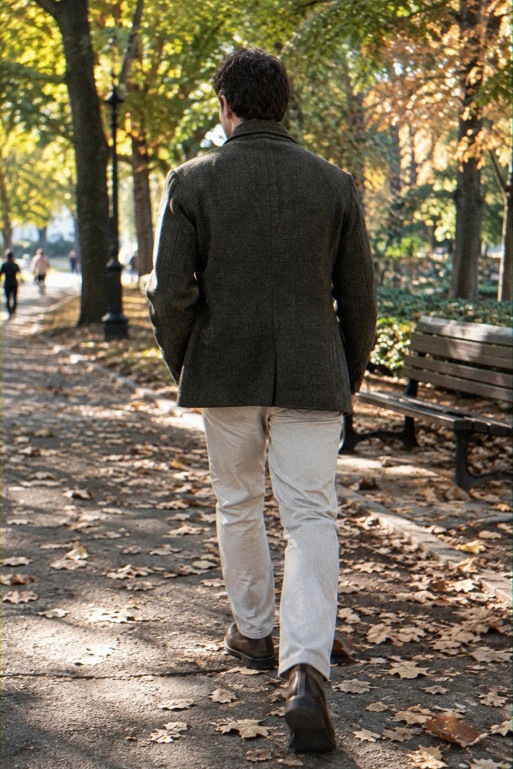Let a Knit Polo Meet a Structured Jacket