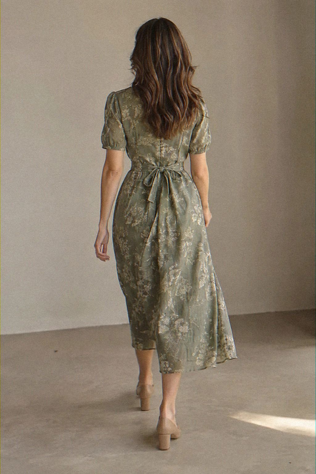 Could a Midi Dress and Low Heels Be Enough?