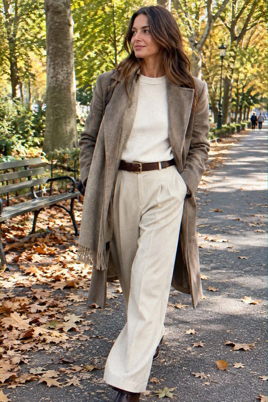 Anchor Soft Tailoring With a Leather Belt
