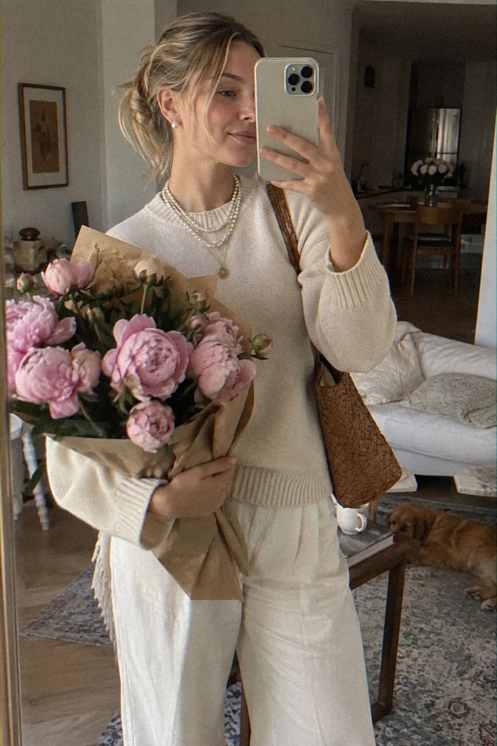 Modernize Pearls With a Classic Knit