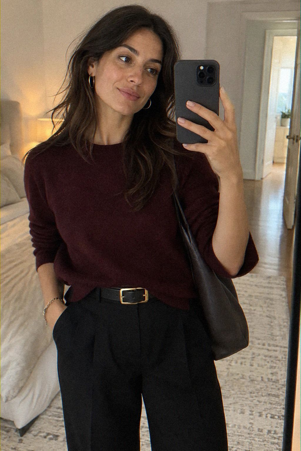 Try Burgundy When Black Feels Harsh