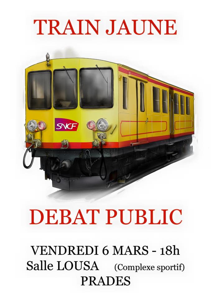 Débat/réunion – Sauvons le train jaune
