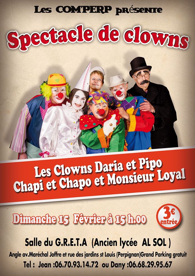 Perpignan : Spectacle de Clowns