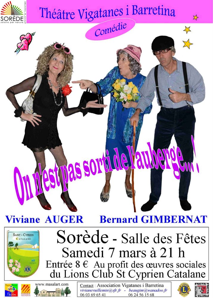 Sorède : Soirée théâtre « Vigatanes i Barretina »