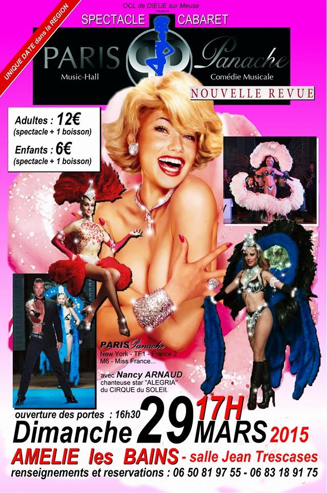 Spectacle Cabaret à Amélie les bains