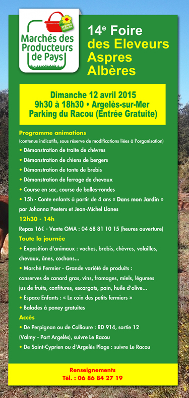 argeles-sur-mer-14e-foire-des-eleveurs-le-12-avril-programme