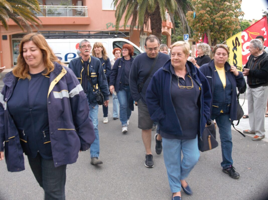 Reprise du travail à la Poste de Thuir