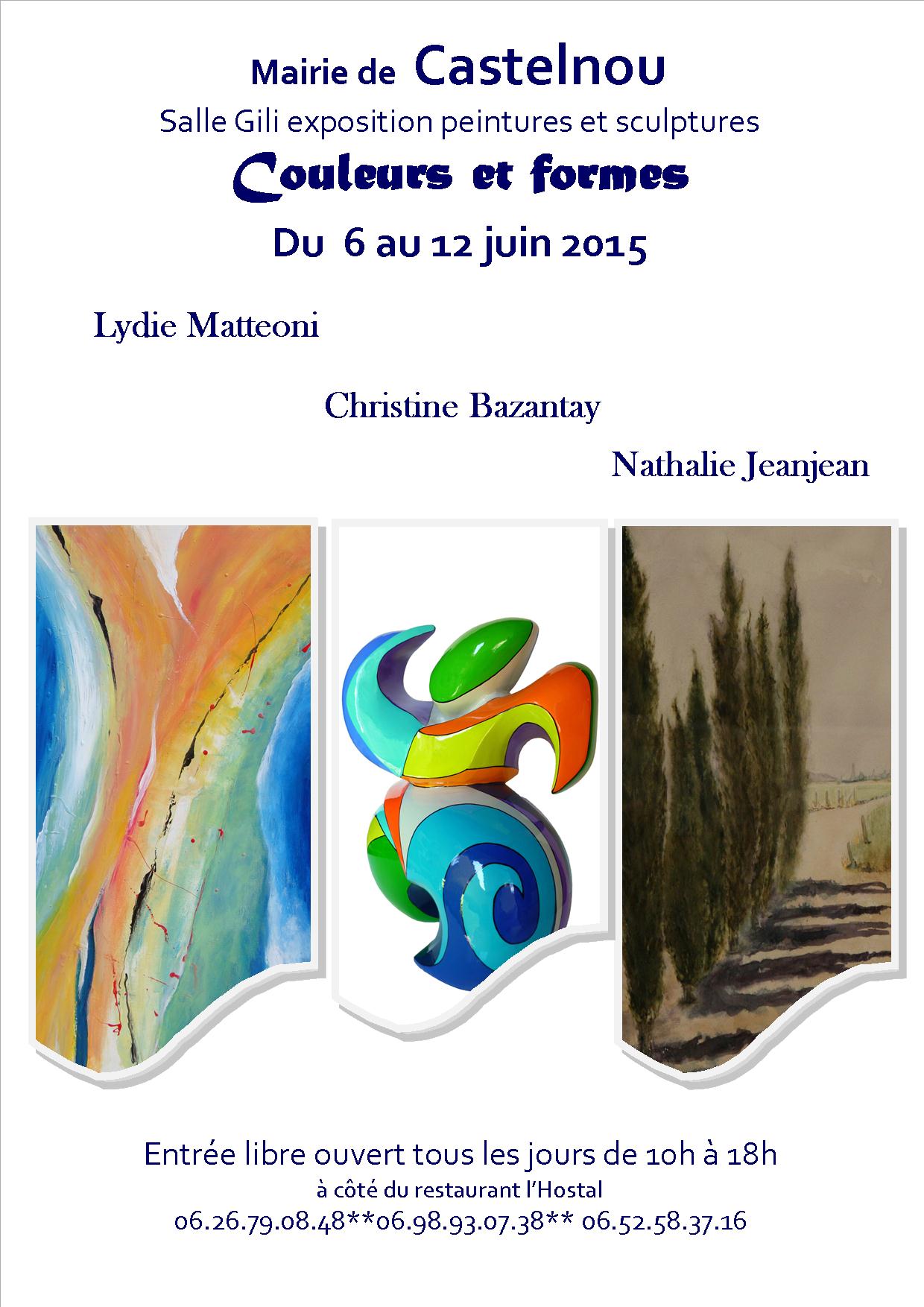 « Couleurs et formes » aux cimaises de Castelnou