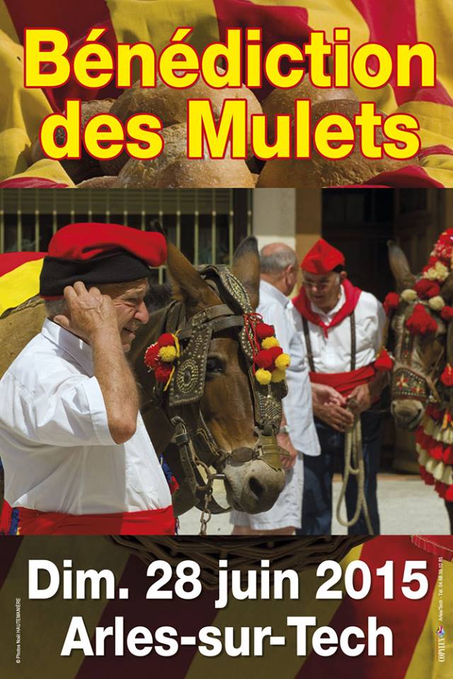 Arles sur tech : Bénédiction des mulets