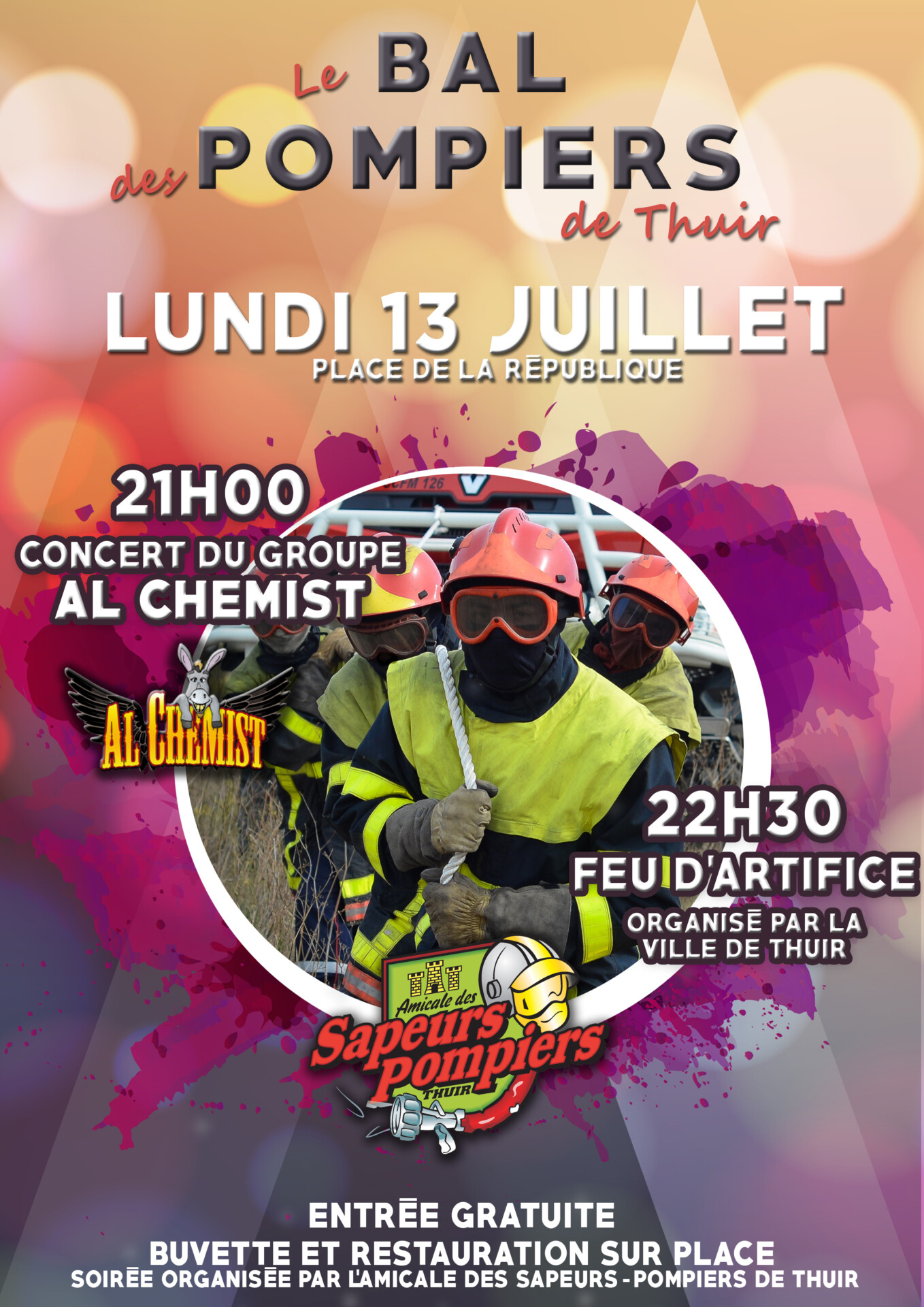 Thuir : les pompiers organisent le 14 juillet!