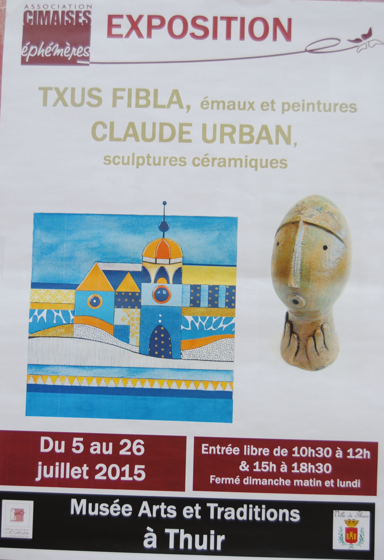 Thuir : Claude Urban et Txus Fibla réunies aux cimaises