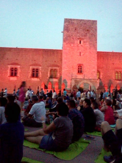 Les concerts-spectacles gratuits du Palais des Rois de Majorque réunissent beaucoup de monde.