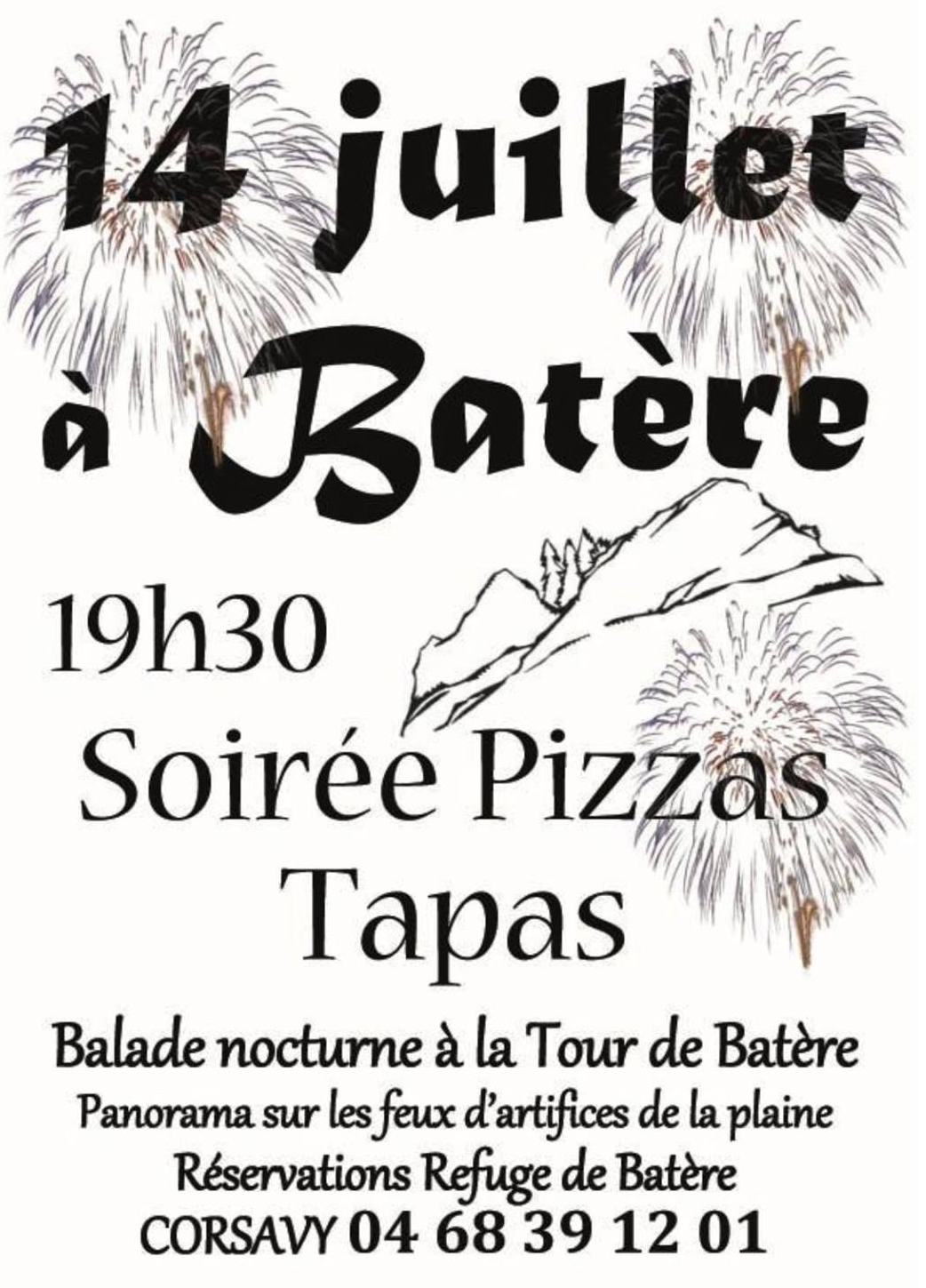 14 juillet à Batère