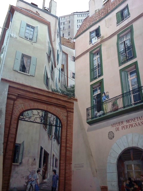 Un magnifique trompe l’œil à Perpignan