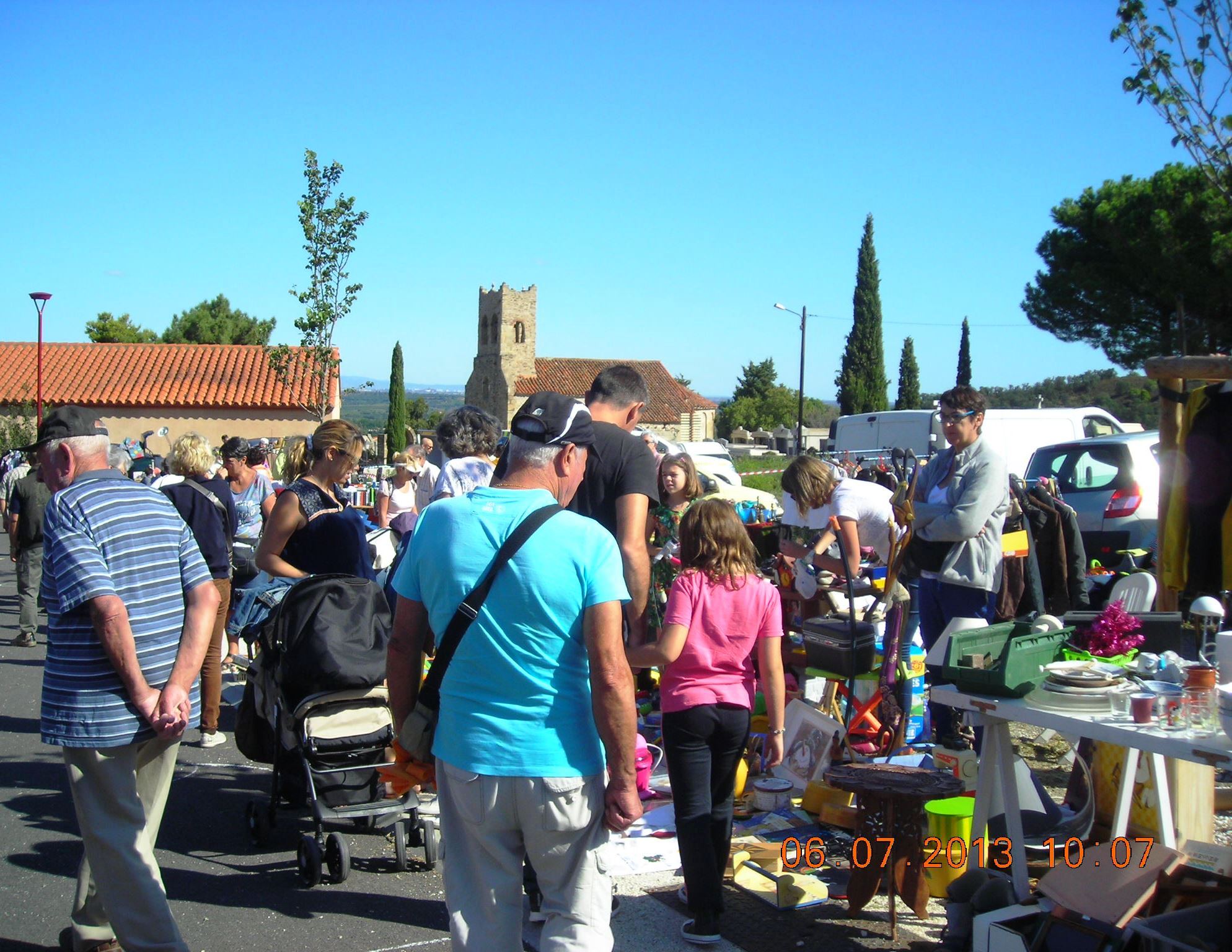Le vide greniers annuel de Montesquieu-des-Albères