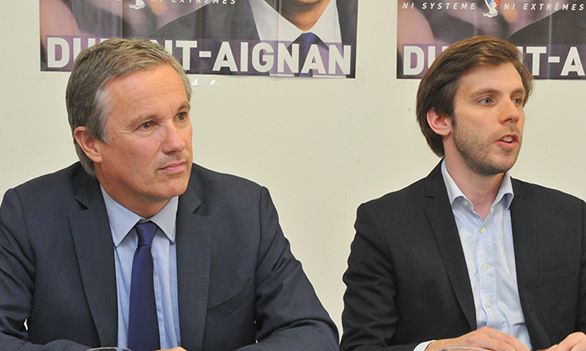 Damien Lempereur et Nicolas Dupont-Aignan