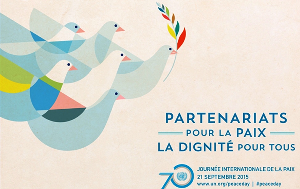 Aujourd’hui : La Journée internationale de la paix est observée chaque année, partout dans le monde, le 21 septembre