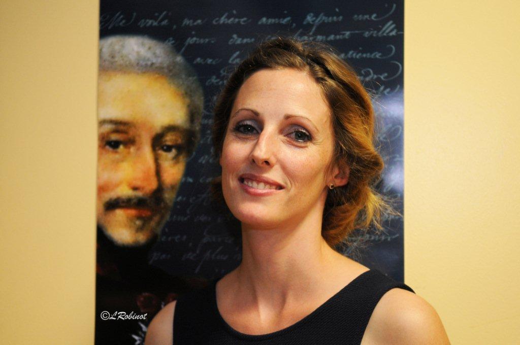 Photos L.R Nicoles Yrle et Magali Rieu (posant devant un portrait de François de Fossa)