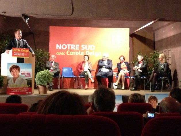 Réunion publique de Carole Delga et Jacques Cresta à Céret